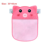 Sac rangement bain maille fine blanc succion moderne jouets bain shampooing savon brosse