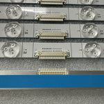 bande lumineuse led argentée blanche moderne connecteurs électriques réutilisable opaques 10cmx120cm