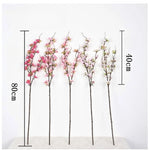 décoration mariage branches fleurs prunier roses soie intérieur anniversaire baby shower
