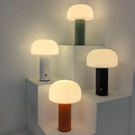 lampe table moderne rechargeable led 5v blanc orange vert noir touch switch bas haut