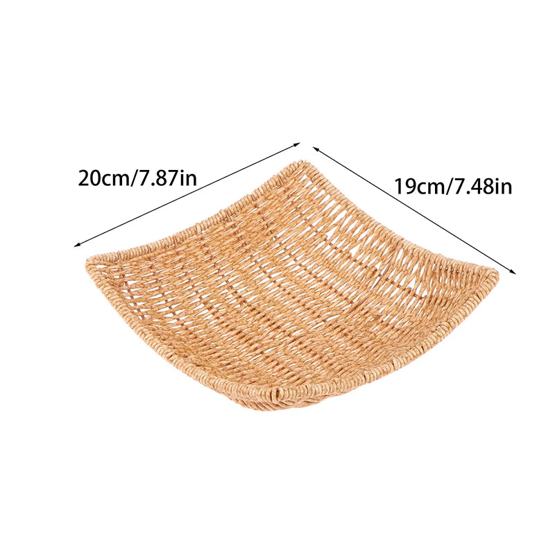 paniers rotin marron clair tissage fin traditionnels poignées intégrées utilisation multiple réutilisable