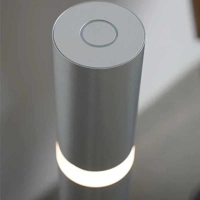 lampe sol moderne minimaliste led tactile noir blanc doré réglable haute qualité aluminium