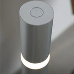 lampe sol moderne minimaliste led tactile noir blanc doré réglable haute qualité aluminium