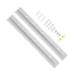 Kit de suspension français en métal argenté pour miroir