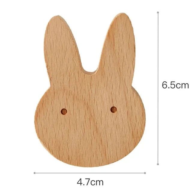 porte clés animal forme baleine maison arbre lune chat girafe hippo poisson lapin bois