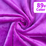 tissu velours doux violet rose blanc moderne confortable peluche respirant bricolage artisanat décoration