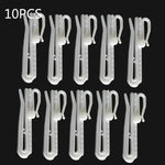anneaux rideau blancs clips fixation 7cm 8.5cm accessoires rideau visibles modernes fonctionnels