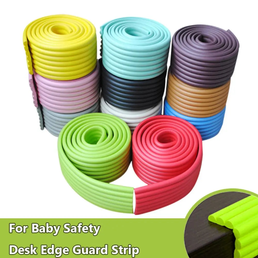 ruban protection bords tables sécurisation angles enfants adhésif mousse jaune bleu violet rose vert