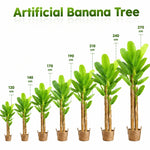 plante artificielle arbre bananier vert feuilles grandes moderne intérieur décoration maison shopping malls