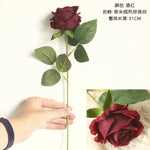 décoration intérieure roses artificielles soie noires rouges halloween mariage anniversaire élégantes vases bougies