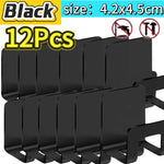 support rangement universel moderne adhésif argenté noir couteaux grattoir ciseaux brosse planche découpe couvercle