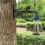 support mural décoratif oiseaux perchés plante suspendue lanterne oiseaux rustiqueextérieur led cheville vis