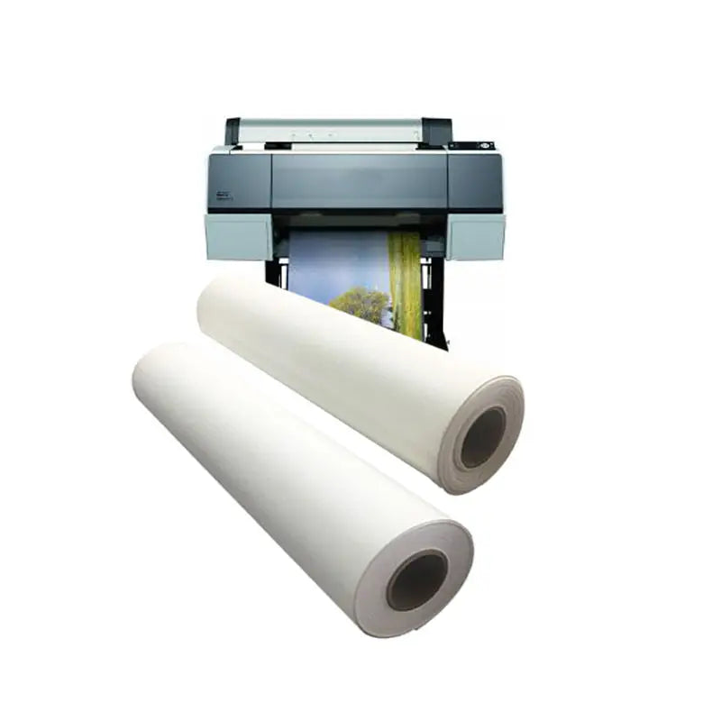 papier photo imprimante polyester imperméable toile blanche mat 30m rouleau haute résolution jet d'encre