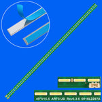 bande rétroéclairage led vert blanc bleu adaptée 49uf7700 uh600v connecteurs dorés adhésifs imprimé circuits
