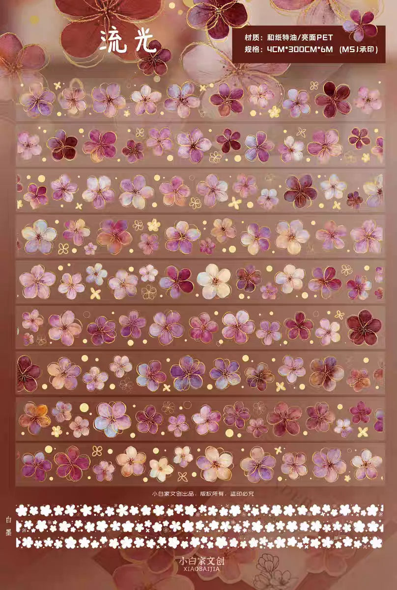 Ruban washi vintage cadre photo rose