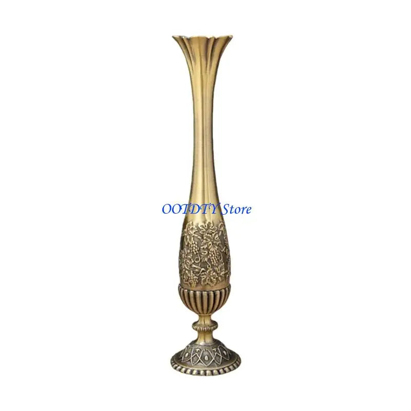 vases métal bronze argent or motifs floraux texture grungée classique élégant