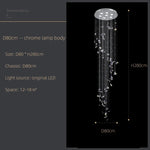 suspension lumineuse moderne papillons cristal bleu transparent élégante lumière chaînes haute qualité