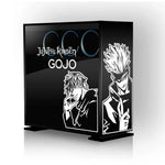 autocollants graphiques anime gojo yuji blanc noir décoration boîte rangement modernes stickers opaques