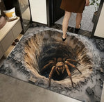tapis moderne 3d araignée écureuil castor naturel salon bain extérieur 30x50cm 40x60cm 50x80cm