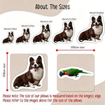coussin personnalisé imprimé animaux coussinet décorative amovible lavable moderne variées chiens chats oiseaux