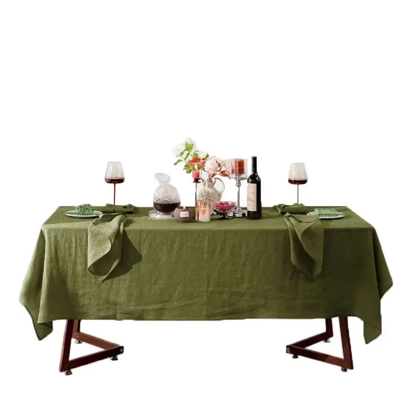 nappe table imperméable polyester usage extérieur mariage fête noël vert olive rouge bordeaux