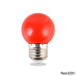 ampoule led rouge jaune blanche globe boule e27 vis bleue moderne chambre décoration noël