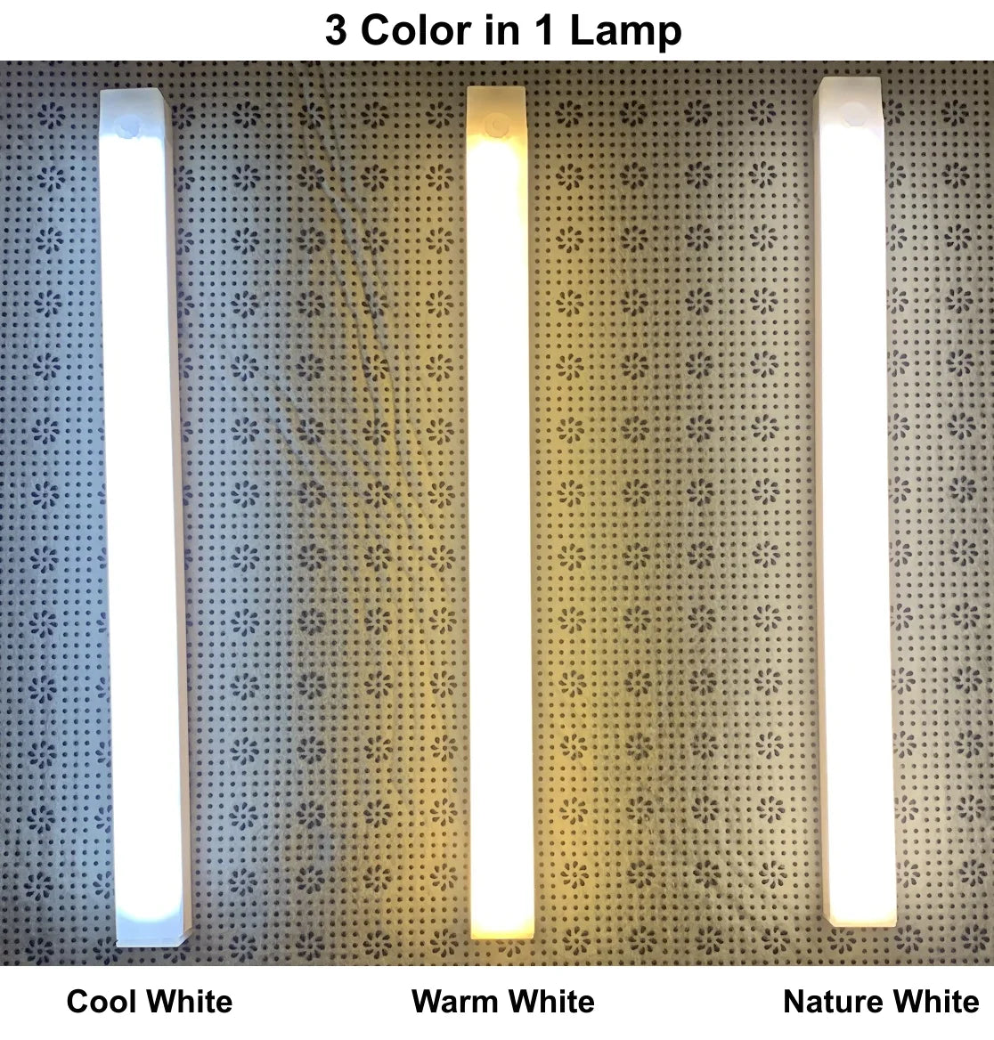 lampe mouvement pir rechargeable usb blanc moderne minimaliste adhésif indicateur charge capteur commutateur 10cm