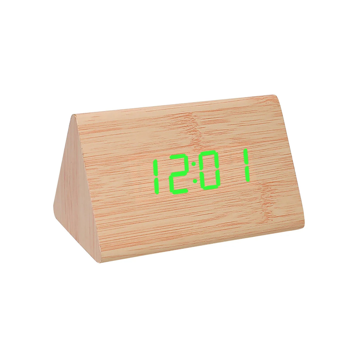 Réveil en bois dans différentes couleurs disponibles chez Ombre Interieur