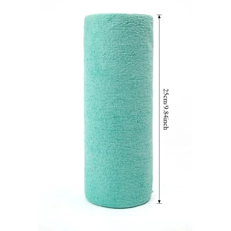 serviettes cuisine réutilisables microfibre rose vert gris bleu jaune respectueuses environnement moderne