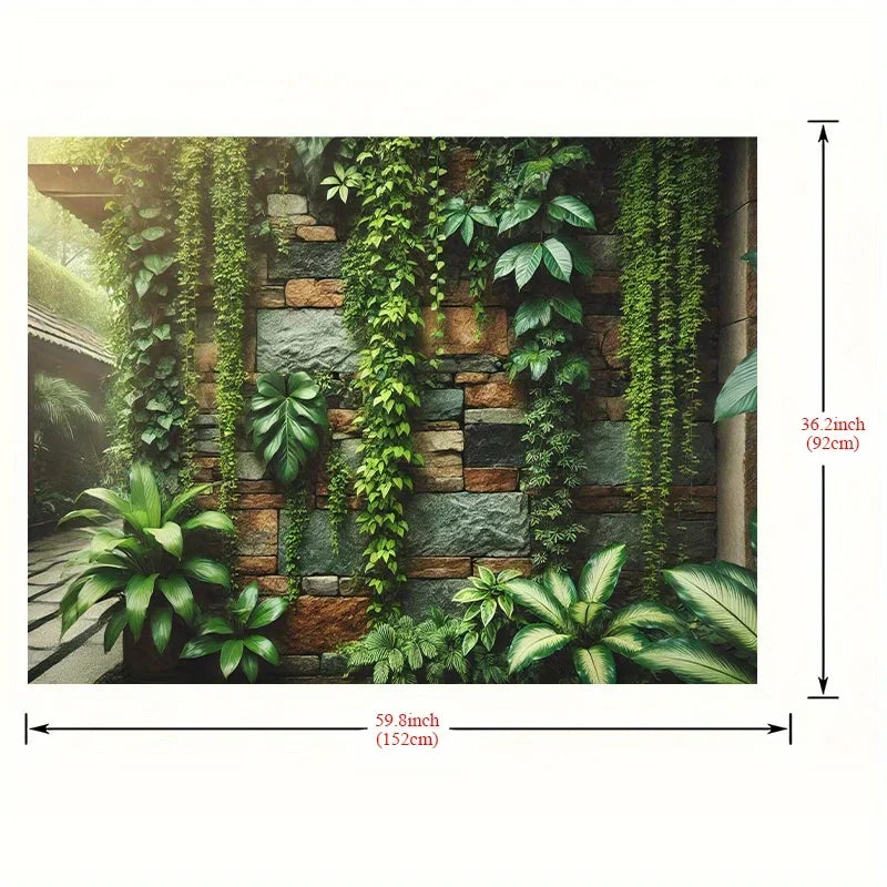 Décoration murale dans un salon avec éclairage doux