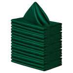 serviettes table unies noir jaune gris blanc modernes élégantes 12 pièces clips dorés cocktail