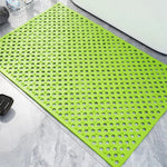 tapis douche antidérapant vert clair ventouses salle bain drainage rapide