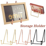 support stockage or rose moderne clips respectueux environnement minimaliste salon