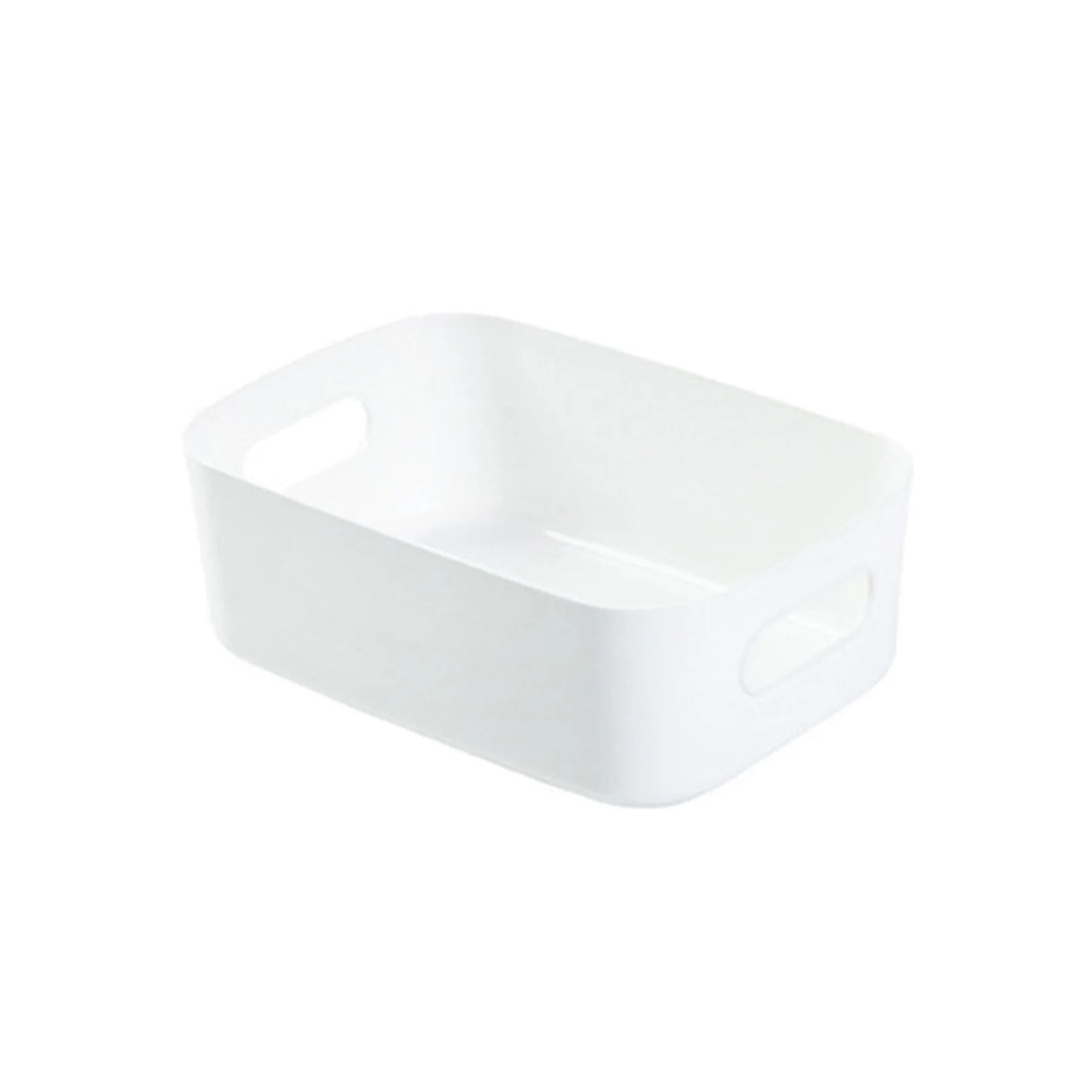 boîte rangement moderne poignées blanc beige bleu marine imperméable plastique