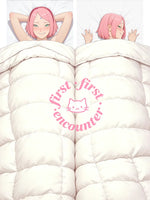 coussin imprimé chat first encounter moderne blanc polyester lit adult size