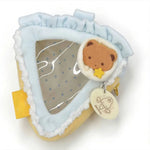 sac poupées gâteau kawaii fenêtre transparente doublure pelucheuse couleurs vives ours pendentif figurines collectionnement