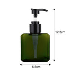 distributeur savon liquide vert foncé 250ml 450ml 650ml moderne minimaliste Pompe pression PETG transparent