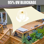 Détail du tissu de la voile d'ombrage avec protection UV