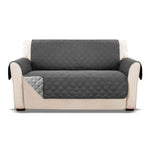housse canapé marron foncé quiltée moderne places imperméable polyestère