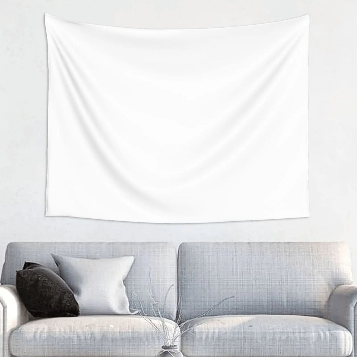 tapisserie imprimée maison anniversaire vacances mariage blanc moderne polyester machine mainSuspensons ici respecter règles