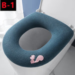 couvre siège toilette violet orange rose bleu microfibre douce adhésif motifs animaux écureuil castor
