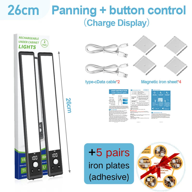 lampe led moderne blanc télécommande réglage luminosité indicateur batterie interface type dressing