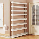 présentoir rangement sacs haltères acier inoxydable blanc moderne 170cm haute capacitééconomique espacement variable