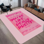tapis moderne rose enfants saut lettres chats couronne floral 40x60 50x80 80x120 120x160