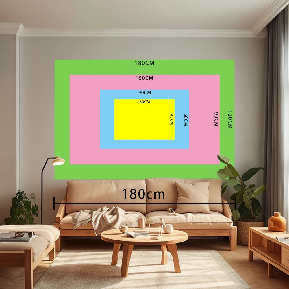 tapisserie moderne rayures rose étoiles blanches géométrique clips chambre adolescente
