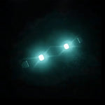 rubans led colorés adhésifs diodes intégrées modernes bleu vert rouge blanc technologie construction