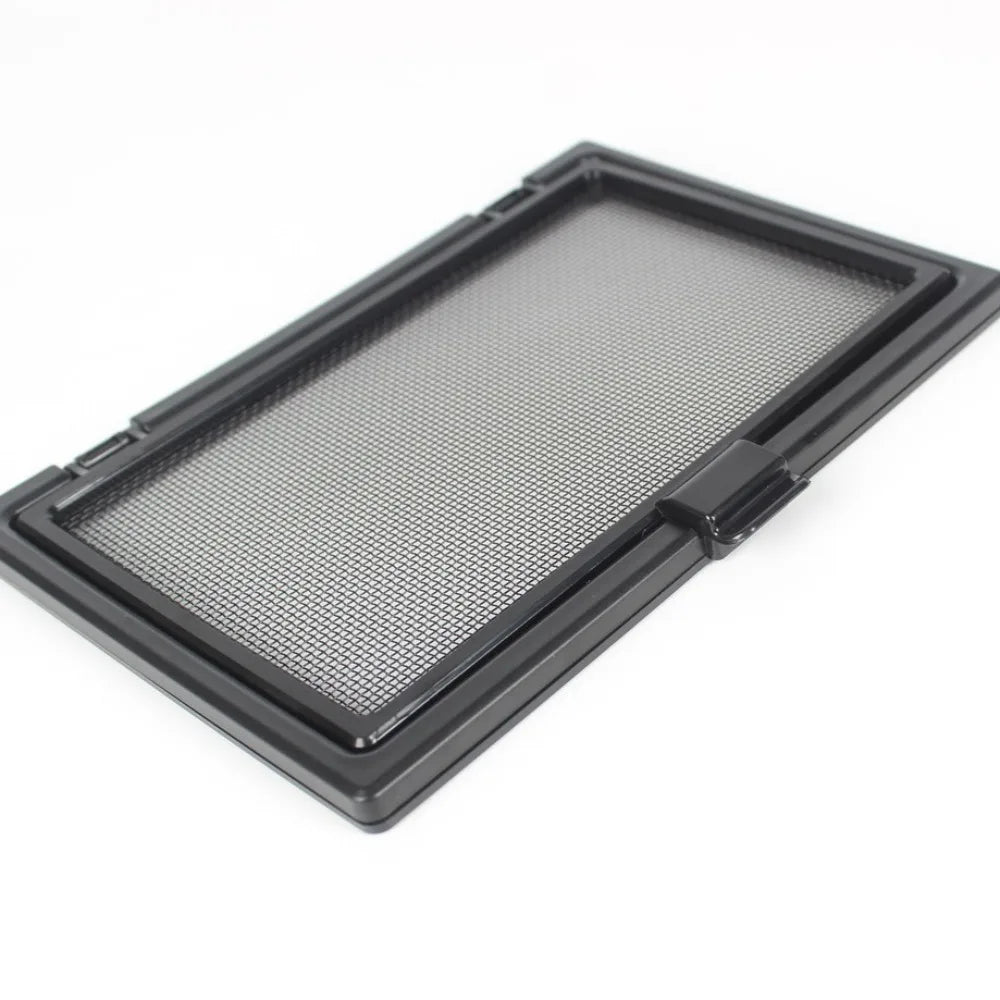 grille fenêtre moderne noir maille fine anti insectes clips fixation amovible balcon chambre