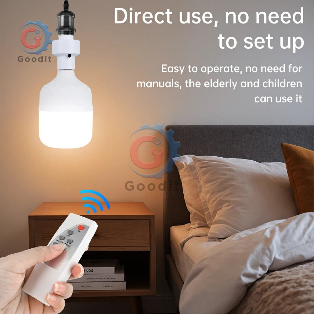 ampoule led 100w e27 télécommande ir blanc moderne prise intelligente chambre cuisine garage