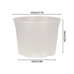 Pot fleurs transparent perforations plantes grandes décoration moderne jardin maison