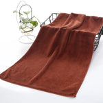 serviettes microfibre absorbantes gris bleu violet marron modernes utilitaires 30x70cm pack pièces